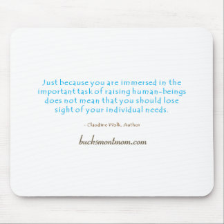 Die Beschwörungsformel Mousepad der Mama