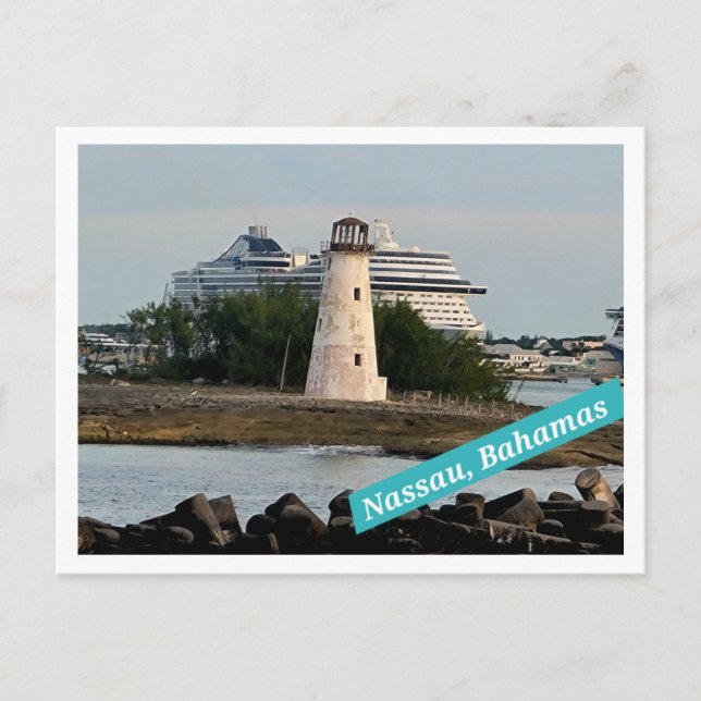 Die bessere Lage auf der Bahamas-Postkarte Postkarte (Vorderseite)