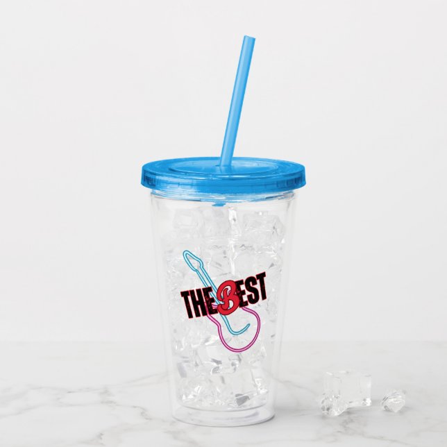 Die beste. acryltrinkbecher (Rückseite Ice)