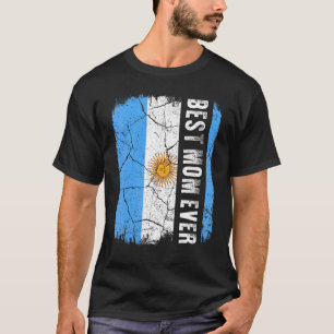 Die beste argentinische Mama je Argentiniens Flagg T-Shirt