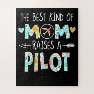 Die beste Art von Mama Raise Pilot Bestes Geschenk Puzzle