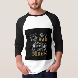 Die beste Art von Vater hebt eine Biker-Typografie T-Shirt
