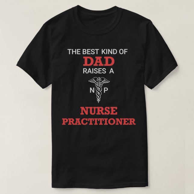 Die beste Art von Vater löst einen Krankenpfleger  T-Shirt (Design vorne)