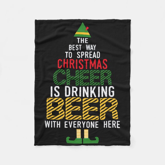 Die beste Art, Weihnachtsgeschenk zu verbreiten, i Fleecedecke (Vorderseite)