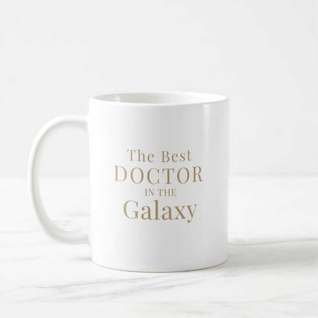 Die beste Arzt-Typografie im Universum Design Kaffeetasse (Links)