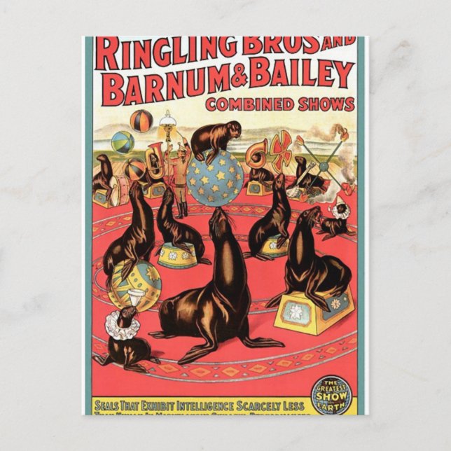 Die Beste Ausstellung auf der Erde Retro-Theater Postkarte (Vorderseite)