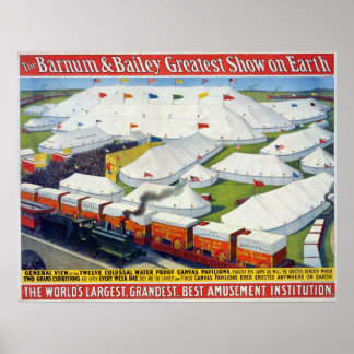 Die beste Barnum & Bailey-Show der Welt Poster