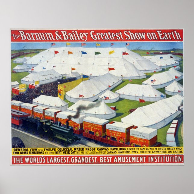 Die beste Barnum & Bailey-Show der Welt Poster (Vorne)