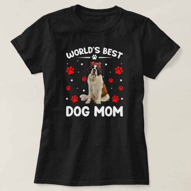 Die beste Bernard-Mama der Welt - Sonniger Muttert T-Shirt (Design vorne)
