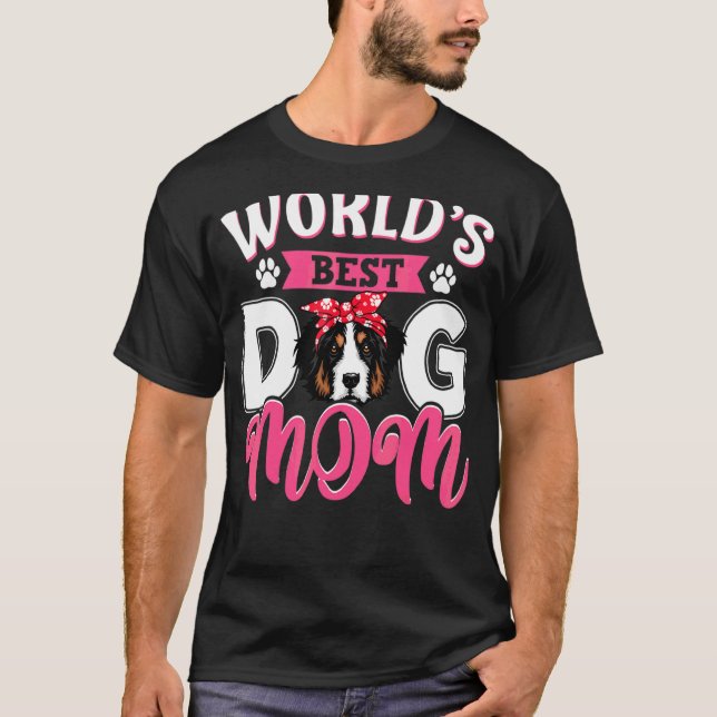 Die beste Berner-Mama der Welt - Mutter des Kindes T-Shirt (Vorderseite)