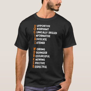 Die beste Bewertung der Sozialarbeiter durch die S T-Shirt