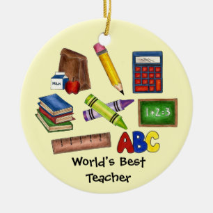 Die beste Bildung der Lehrerschule der Welt Keramikornament