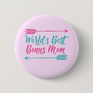 Die beste Bonus-Mama der Welt Button