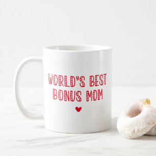 Die beste Bonus-Mama der Welt! Niedlicher Mutterta Kaffeetasse