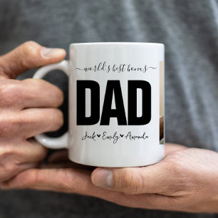 Die Beste Bonus-Papa-Foto-Collage der Welt Kaffeetasse