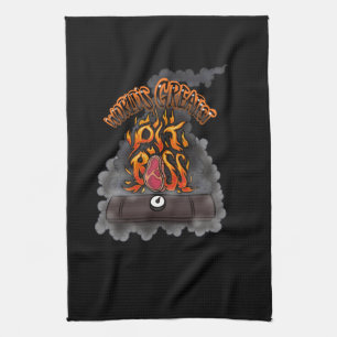 Die beste Boss-Schürze der Welt Geschirrtuch