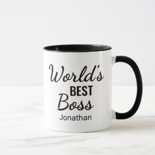 Die beste Boss-Tasse der personalisierten Black Wo Tasse