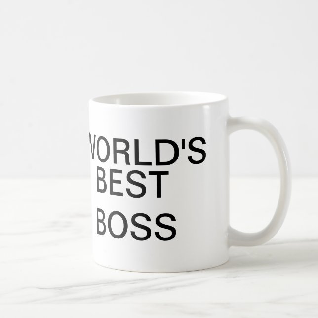 Die beste Boss-Tasse der Welt Kaffeetasse (Rechts)