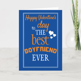 Die beste Boyfriend-Tageskarte für Valentine Feiertagskarte