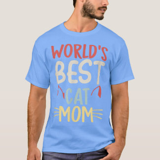 Die beste Cat-Mama der Vintagen Welt Meow Cat Best T-Shirt