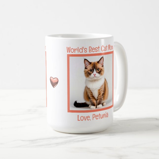 Die beste Cat-Mama der Welt (Munchkin) Kaffeetasse (VorderseiteRechts)