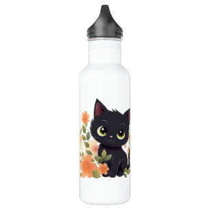 Die beste Cat-Mama der Welt Niedlich Black Kitten Edelstahlflasche