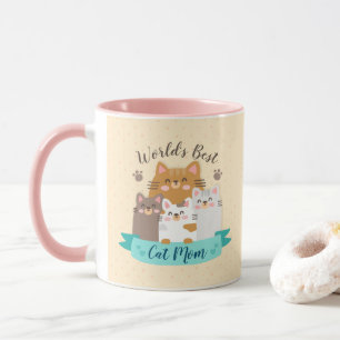 Die beste Cat-Mama der Welt - Niedliche Kätzchen Tasse