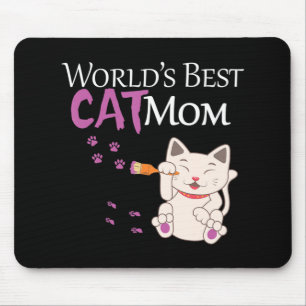Die beste Cat-Mama der Welt - Niedliche Lady Mousepad