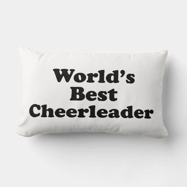 Die beste Cheerleader der Welt Lendenkissen (Vorderseite)