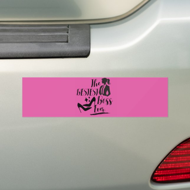 Die beste Chefin  Autoaufkleber (Auf Auto)