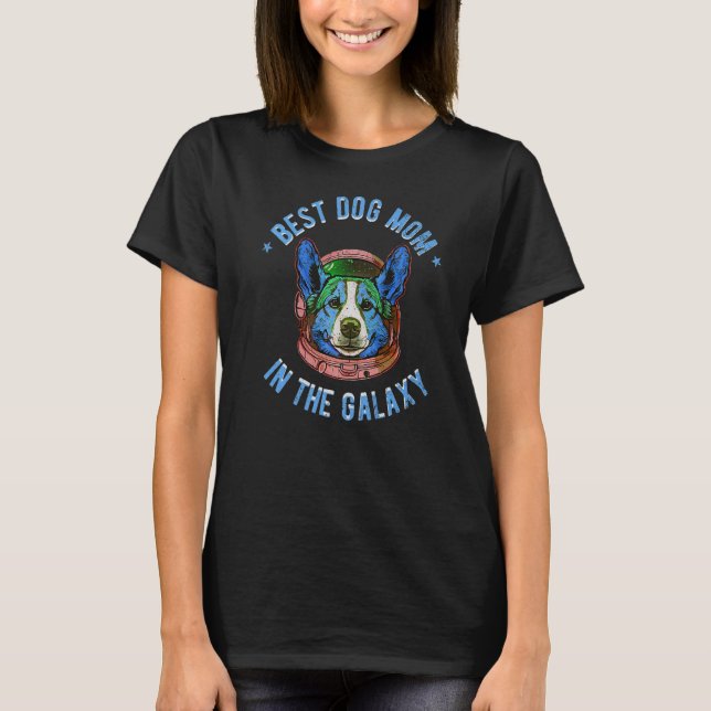 Die beste Corgi-Mutter der Galaxie Premium 3 T-Shirt (Vorderseite)