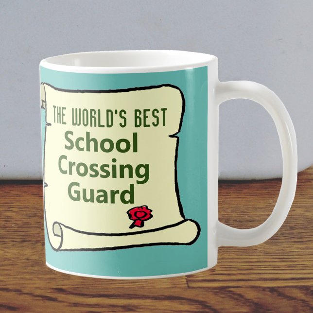 Die beste Crossing Guard der Welt Kaffeetasse (Von Creator hochgeladen)