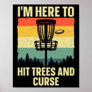 Die beste Disk Golf Art für Männer Frauen Kinder D Poster