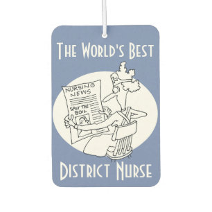 Die beste Distriktkrankenschwester der Welt Autolufterfrischer
