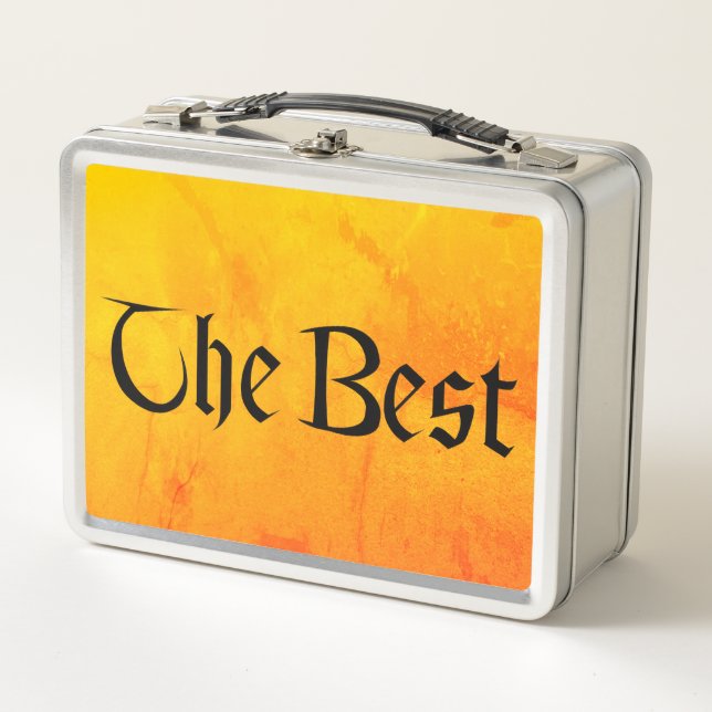 Die beste Edelstahlbox Metall Brotdose (Vorderseite)