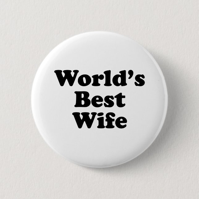 Die beste Ehefrau der Welt Button (Vorderseite)