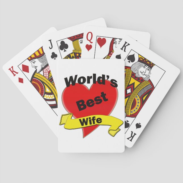 Die beste Ehefrau der Welt Spielkarten (Rückseite)