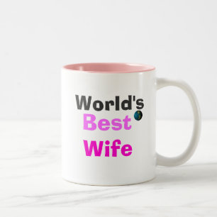 Die beste Ehefrau der Welt Zweifarbige Tasse