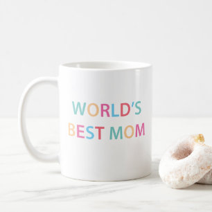 Die beste farbenfrohe Tasse der Welt in der Mama