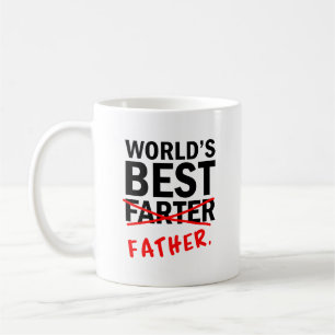 Die beste Farter der Welt Funny Zitat Schwarz/Ro Kaffeetasse