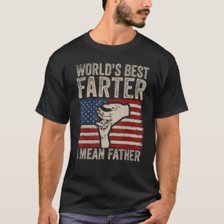 Die beste Farter-I-Gemeine Fahne der Welt unter am T-Shirt