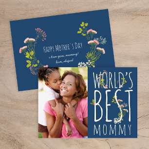 Die beste Foto-Karte der Welt zum Muttertag Karte