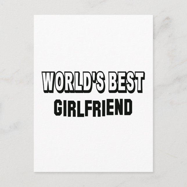 Die beste Freundin der Welt Postkarte (Vorderseite)