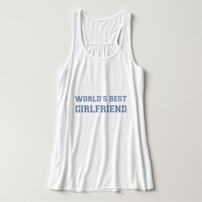 Die beste Freundin der Welt Tank Top (Design Vorderseite)