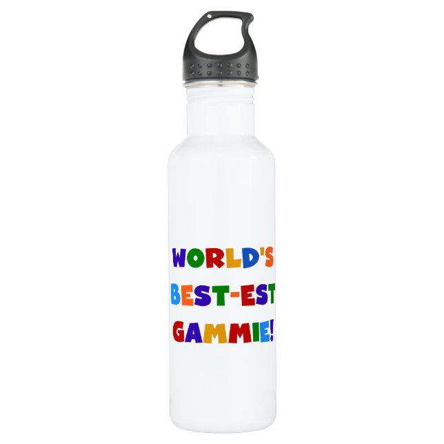 Die beste Gammie der Welt für Farben Trinkflasche (Vorderseite)