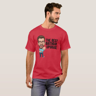 Die beste Geburtstags-Aufrüstung Papa mit Brille T-Shirt
