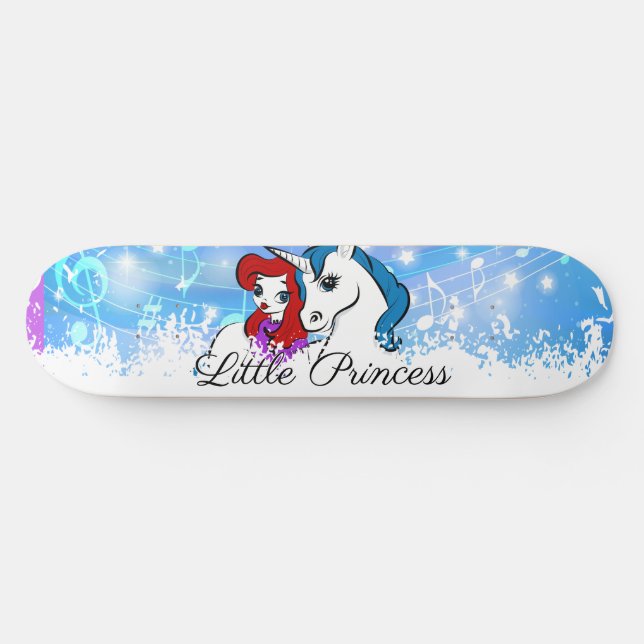 Die beste Girly Einicorn Skateboard - individuelle (Horizontal)