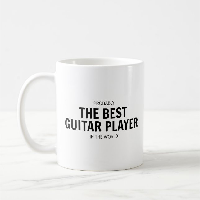 Die beste Gitarren-Spieler-Tasse Kaffeetasse (Links)
