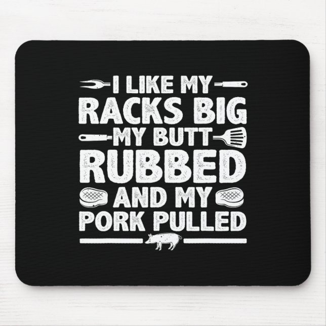 Die beste Grillen für Männer - Grillen rauchen Mousepad (Vorne)