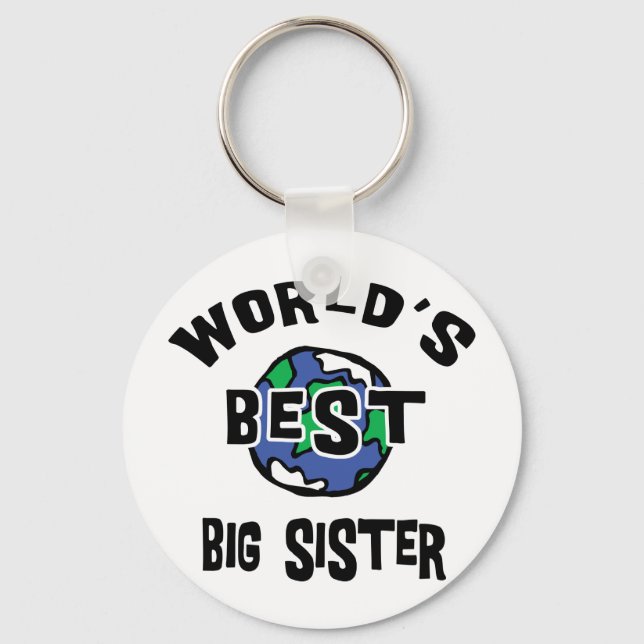 Die beste große Schwester der Welt Schlüsselanhänger (Vorderseite)